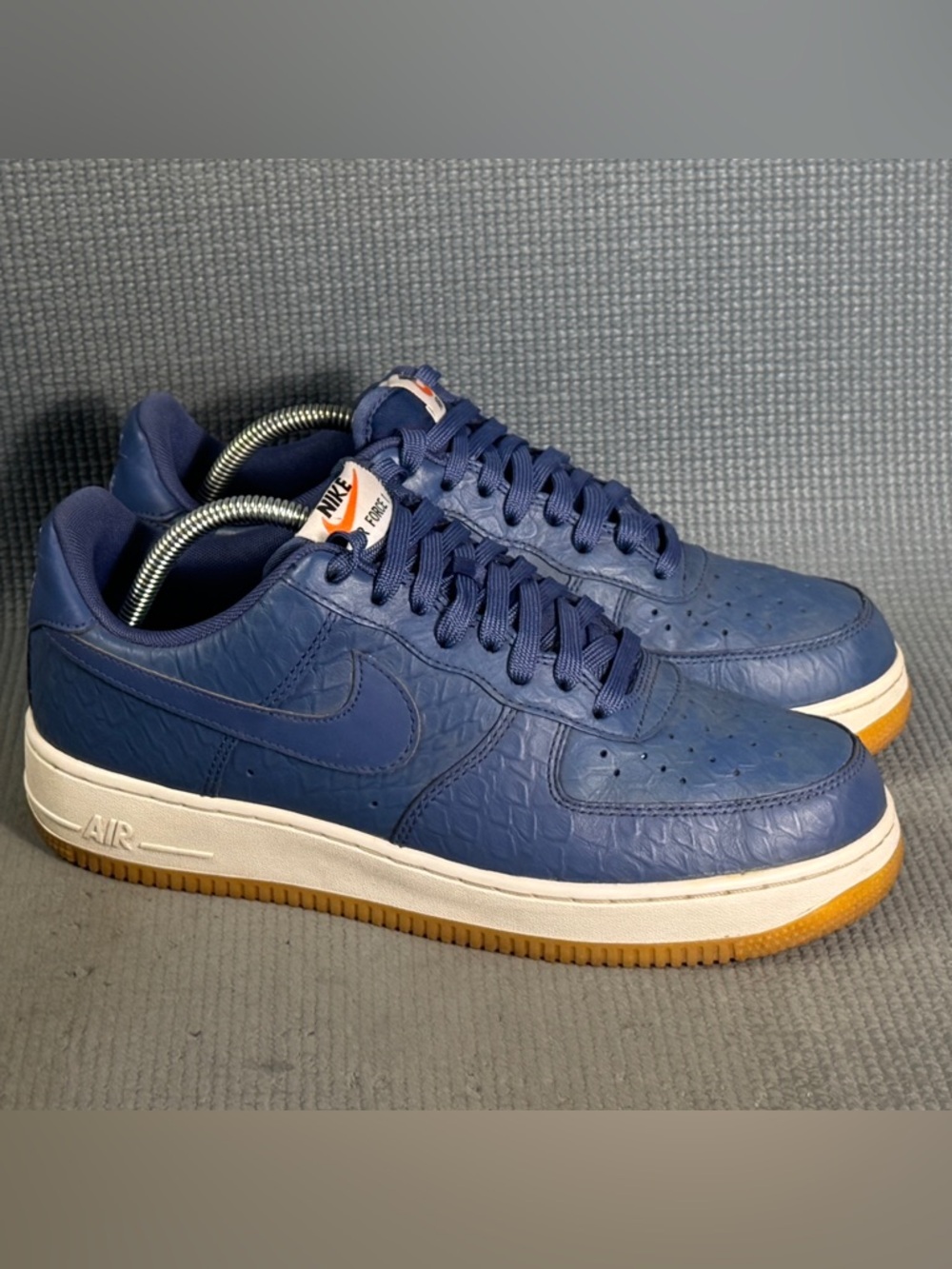 Nike Air Force 1 Low ‘07 LV8 Blue Legend Gum Sneakers 718152-400 Men’s Size 9